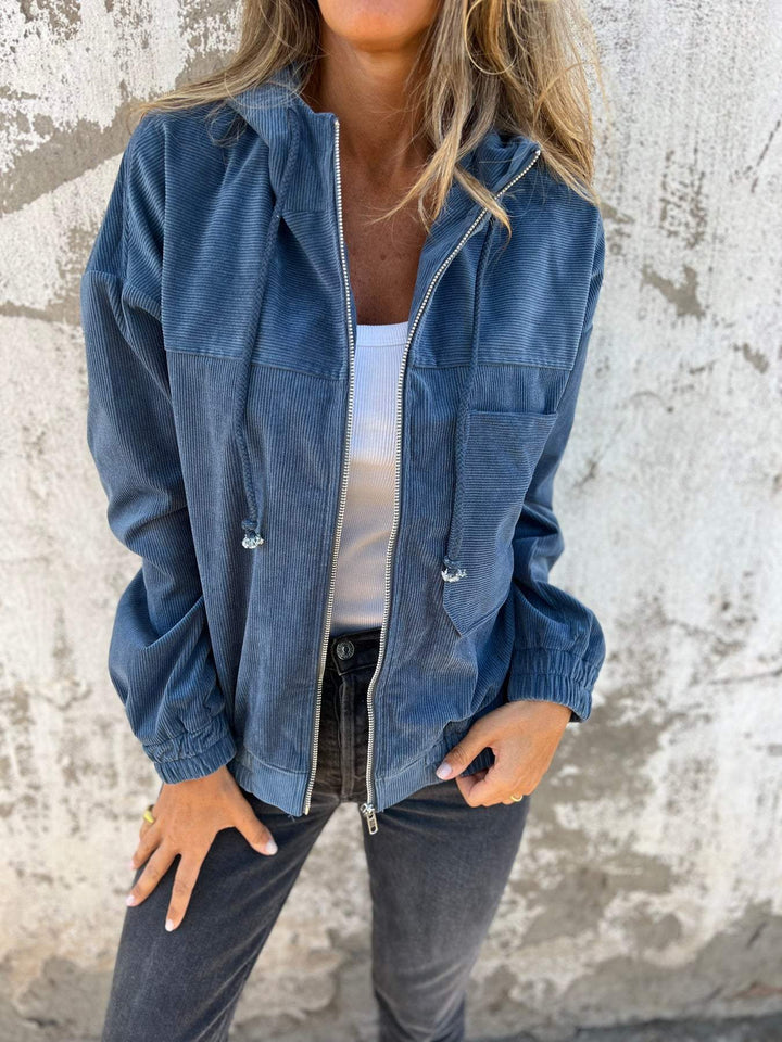 Isla | Casual jacket with hood and zipper