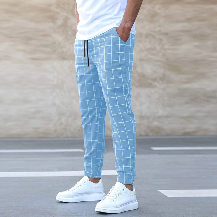 Enzo | Casual Geruite Broek