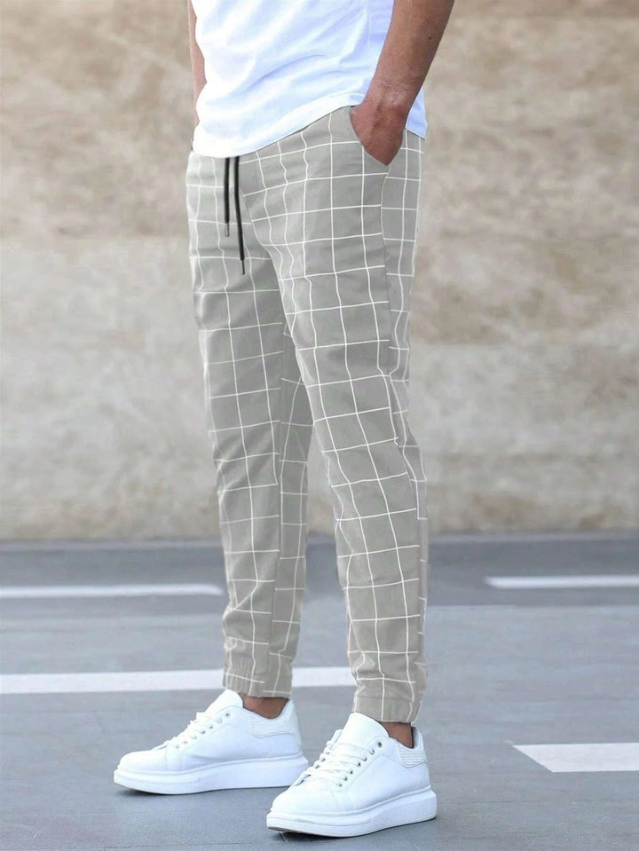 Enzo | Casual Geruite Broek