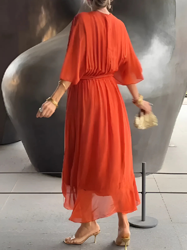 Sofie™ | Tijdloze Wrap Midi Jurk