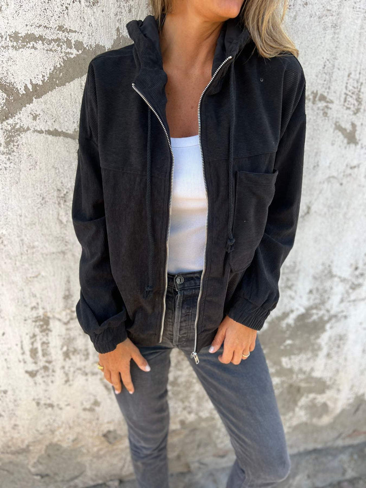 Isla | Casual jacket with hood and zipper