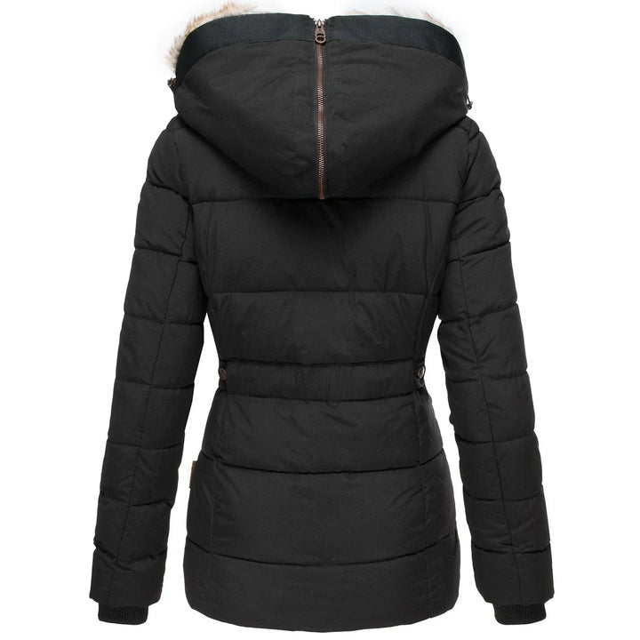 AUDREY | Warme Winterjas Met Bontvoering