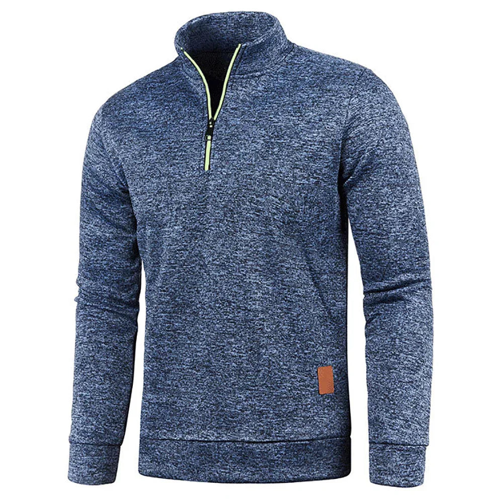 PALMER - SWEATSHIRT MET HALVE RITS