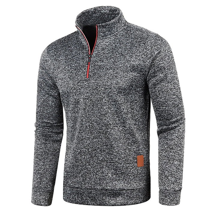 PALMER - SWEATSHIRT MET HALVE RITS