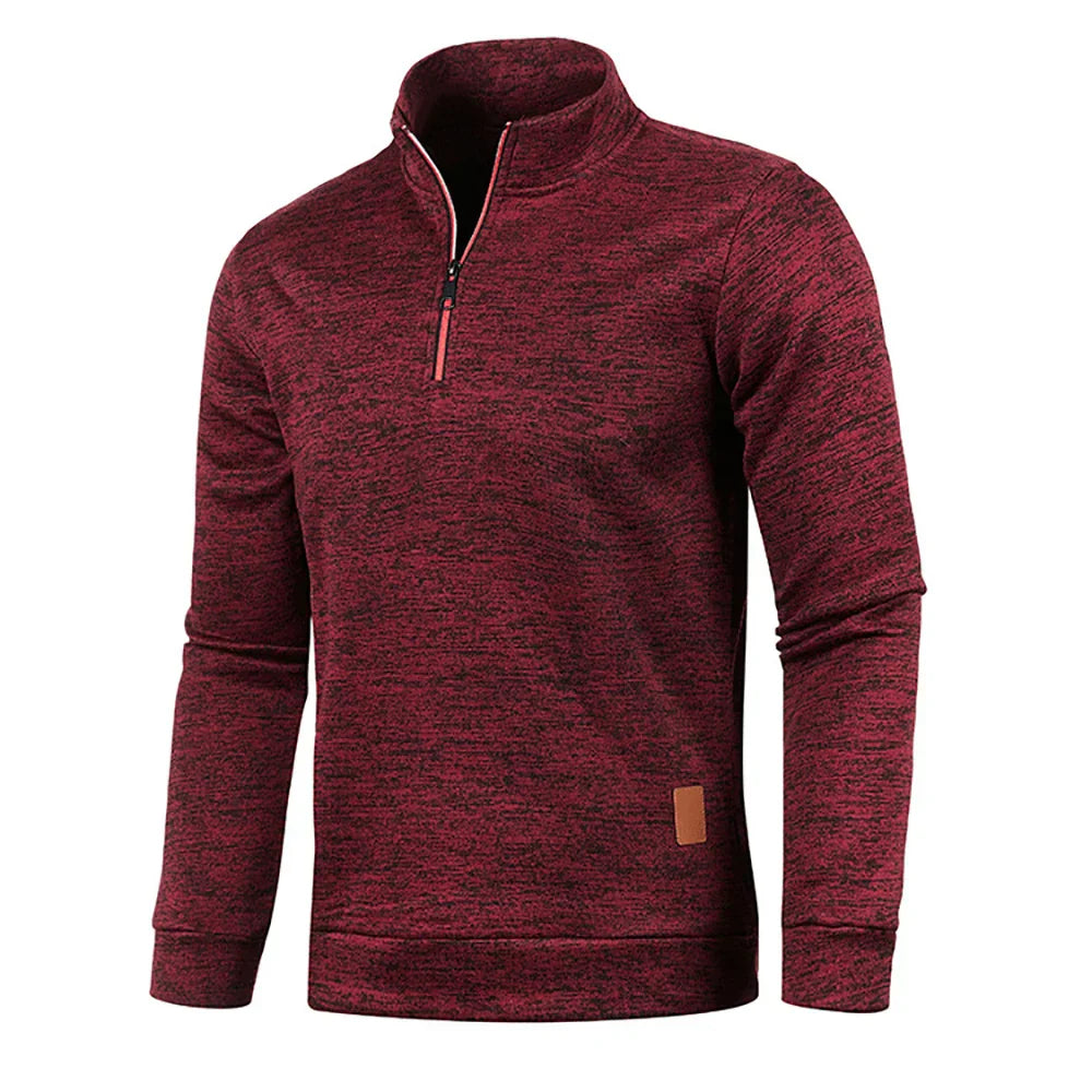 PALMER - SWEATSHIRT MET HALVE RITS