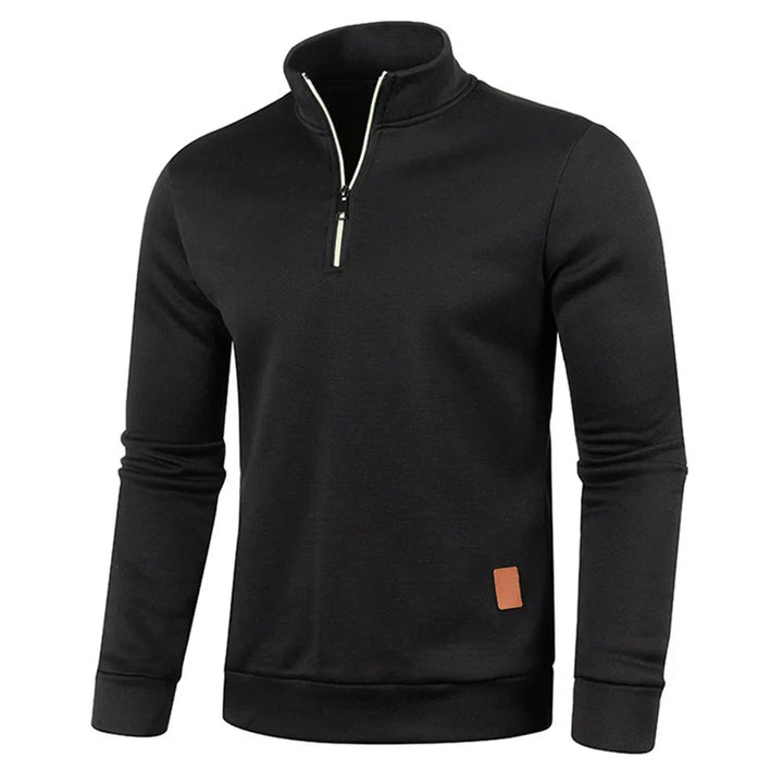 PALMER - SWEATSHIRT MET HALVE RITS