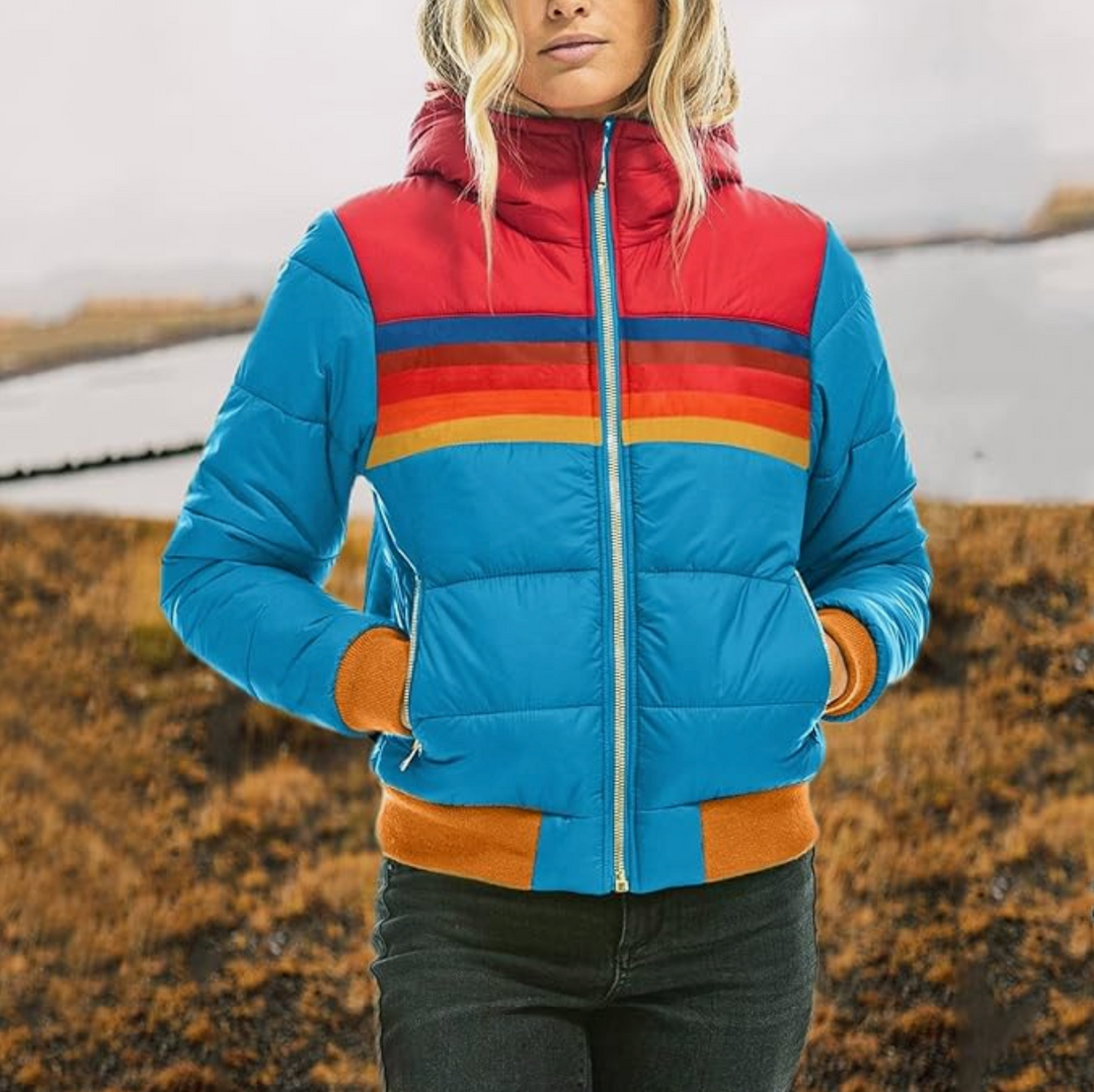 Eline - Retro parka met capuchon