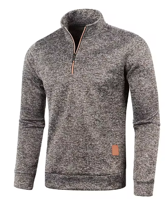PALMER - SWEATSHIRT MET HALVE RITS