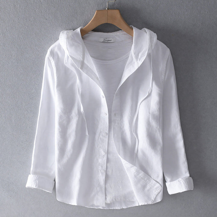 Amalia™ Lichtgewicht blouse met capuchon