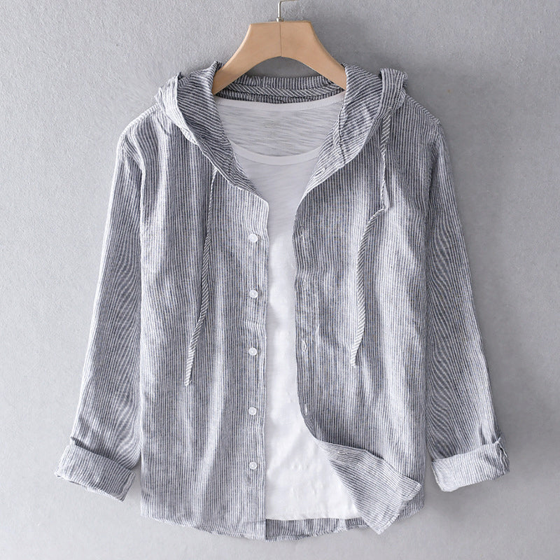 Amalia™ Lichtgewicht blouse met capuchon