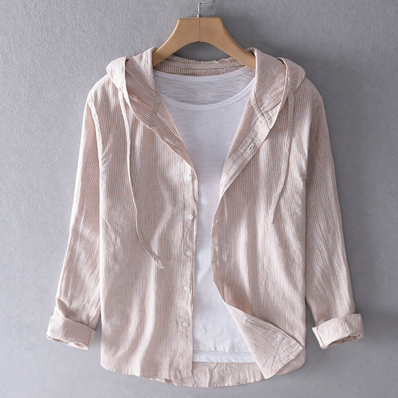 Amalia™ Lichtgewicht blouse met capuchon