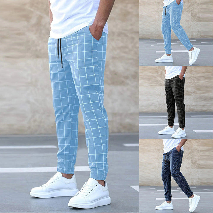 Enzo | Casual Geruite Broek