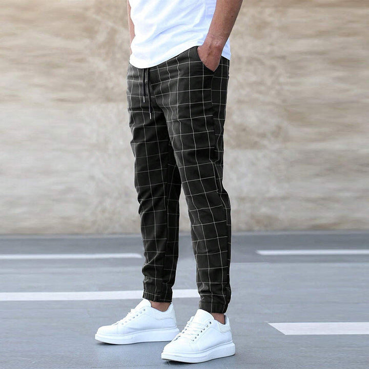 Enzo | Casual Geruite Broek