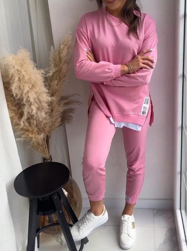 Evy - Comfortabel Sweatshirt en Broek Set voor Vrouwen